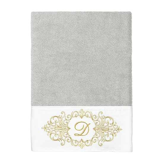 Linum Home Textiles Monica Gold Embellished 3-pc. Bath Towel Set