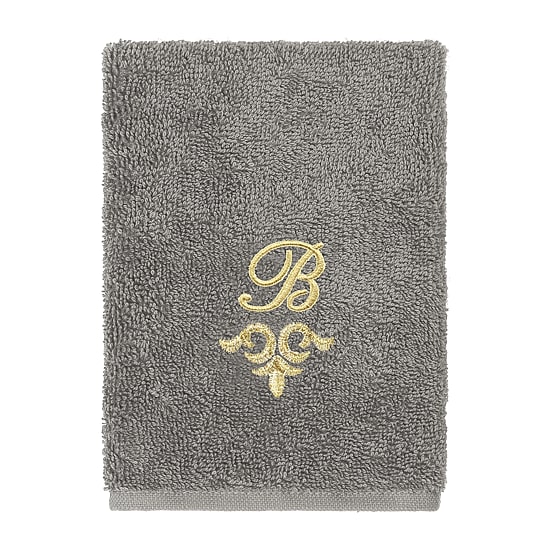 Linum Home Textiles Monica Gold 2-pc. Embellished Washcloth