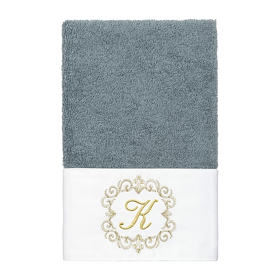 Linum Home Textiles Monica Gold 2-pc. Embellished Hand Towel