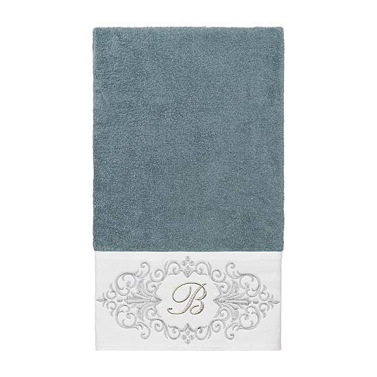 Linum Home Textiles Monica Silver Embellished 3-pc. Bath Towel Set