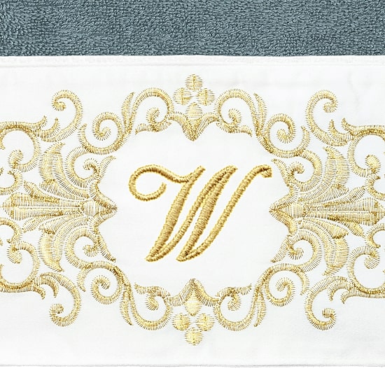 Linum Home Textiles Monica Gold Embellished 2-pc. Bath Towel Set