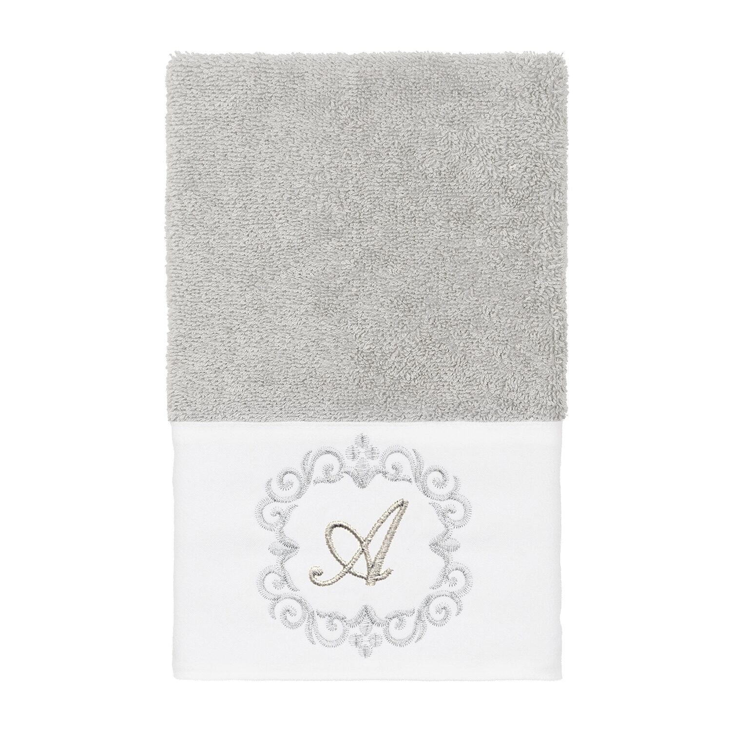 Linum Home Textiles Monica Silver Embellished 3-pc. Bath Towel Set