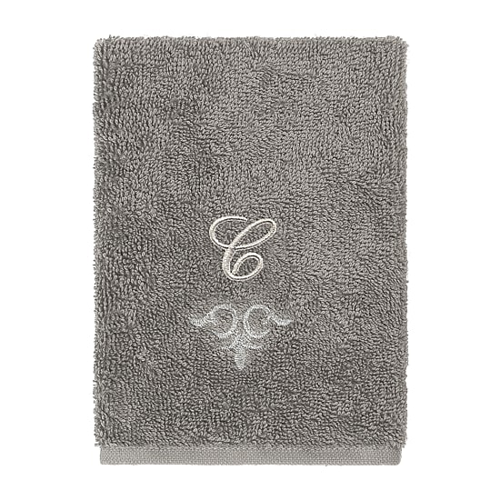 Linum Home Textiles Monica Silver Embellished 3-pc. Bath Towel Set