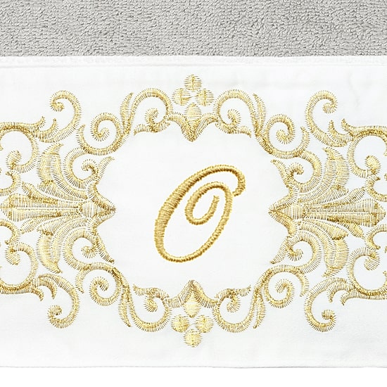 Linum Home Textiles Monica Gold Embellished 2-pc. Bath Towel Set