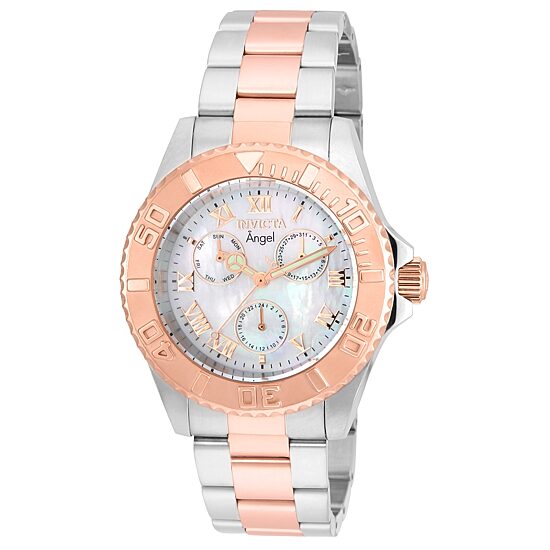 Invicta Womens Two Tone Stainless Steel Bracelet Watch 17527