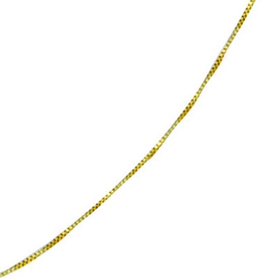 10K Gold Venetian Box Chain Necklace