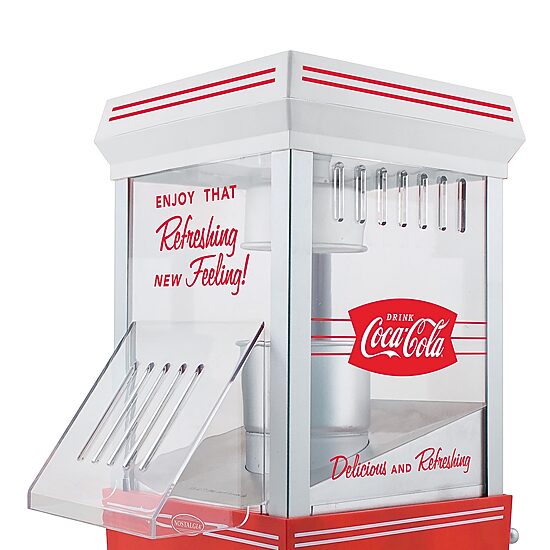 Nostalgia Coca-Cola 12-Cup Hot Air Popcorn Maker