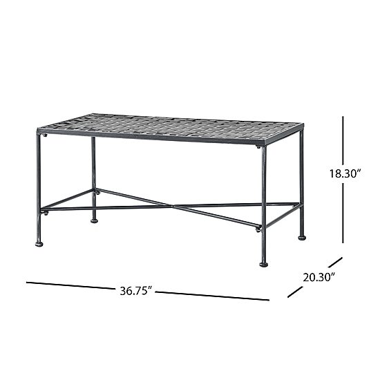 Petra Iron Coffee Table