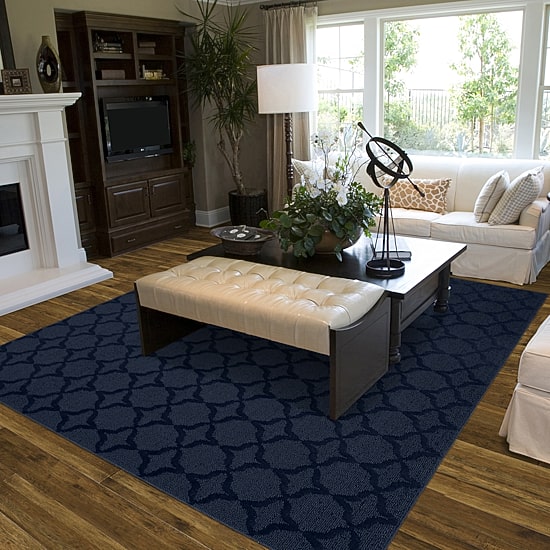 Garland Sparta Geometric Stain Resistant Indoor Rectangular Area Rug