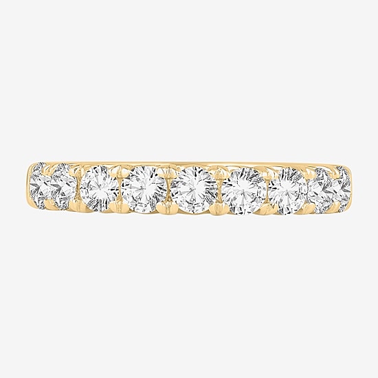 9-Stone (H-I / Si1-Si2) Womens 2 CT. T.W. Lab Grown White Diamond 14K Gold Wedding Band