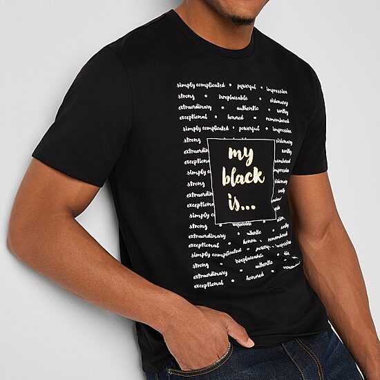 Hope & Wonder Black History Month Adult Short Sleeve Graphic T-Shirt