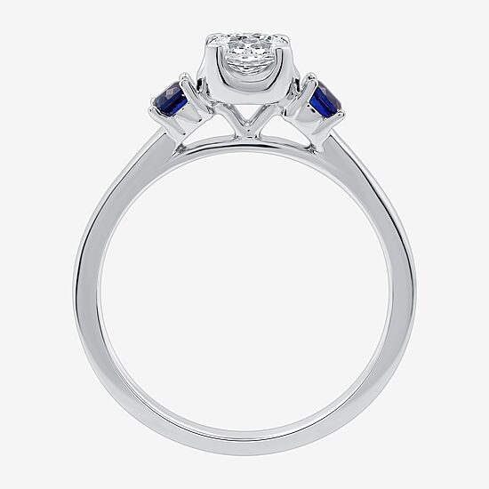 I Said Yes (H-I / I1) Womens 3/4 CT. T.W. Lab Grown White Diamond Sterling Silver Round Bridal Set