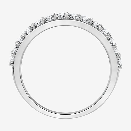 I Said Yes (H-I / I1) Womens 1 CT. T.W. Lab Grown White Diamond Sterling Silver Oval Solitaire Bridal Set