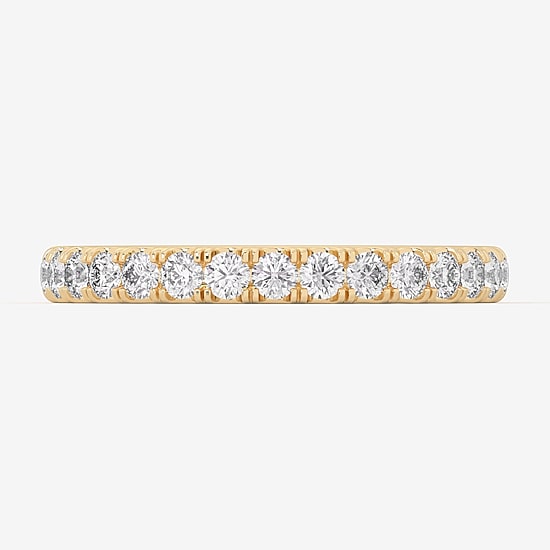 Signature By Modern Bride 2MM  (SI1-SI2 / H-I) 1/2 CT.T.W. Lab-Grown Diamond Wedding Band in 10K or 14K Gold