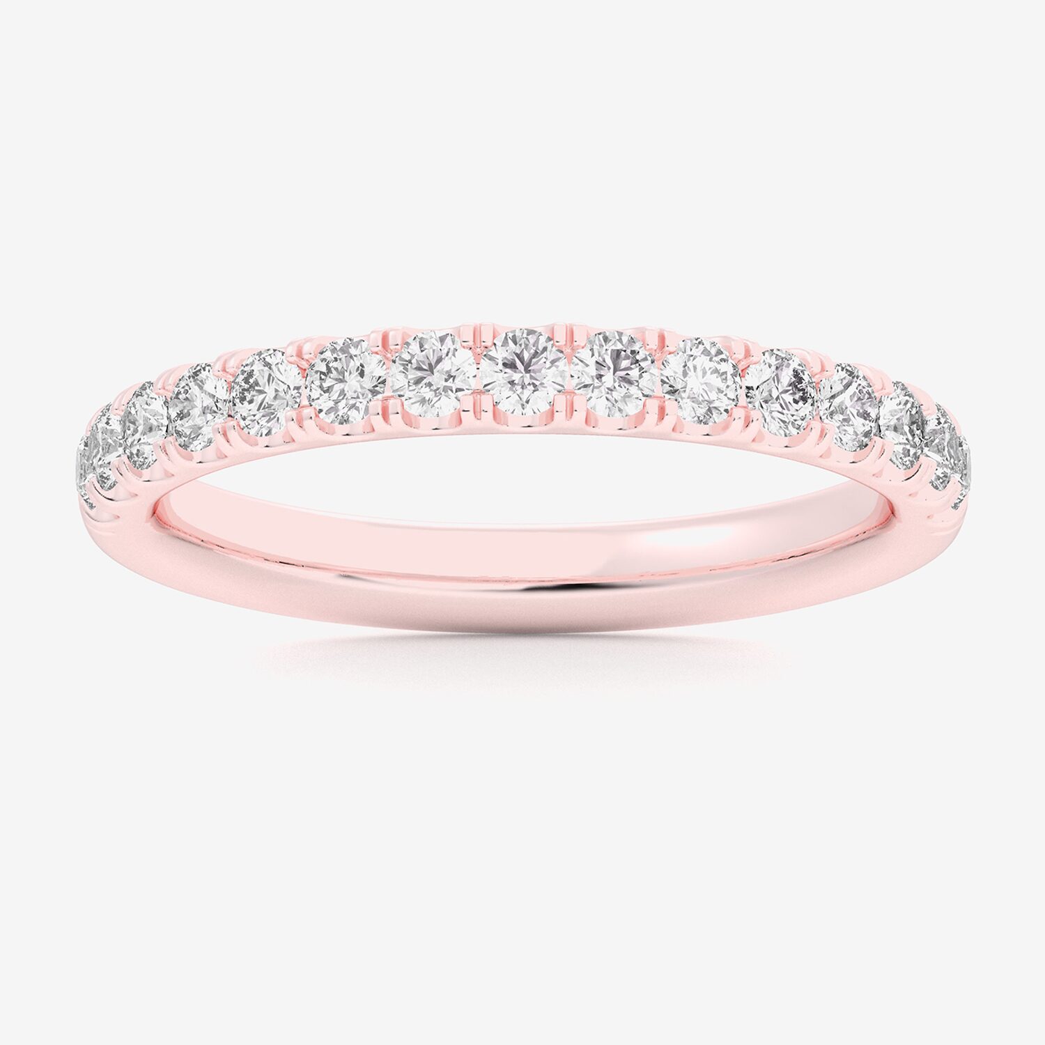 Signature By Modern Bride 2MM  (SI1-SI2 / H-I) 1/2 CT.T.W. Lab-Grown Diamond Wedding Band 10K or 14K Gold