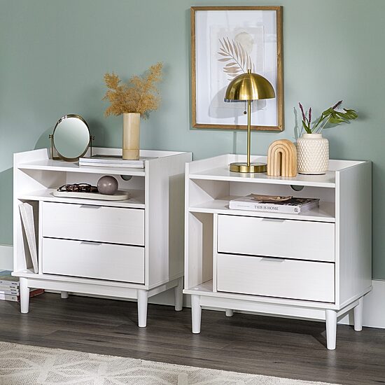 MCM 2 Drawer Nighstand