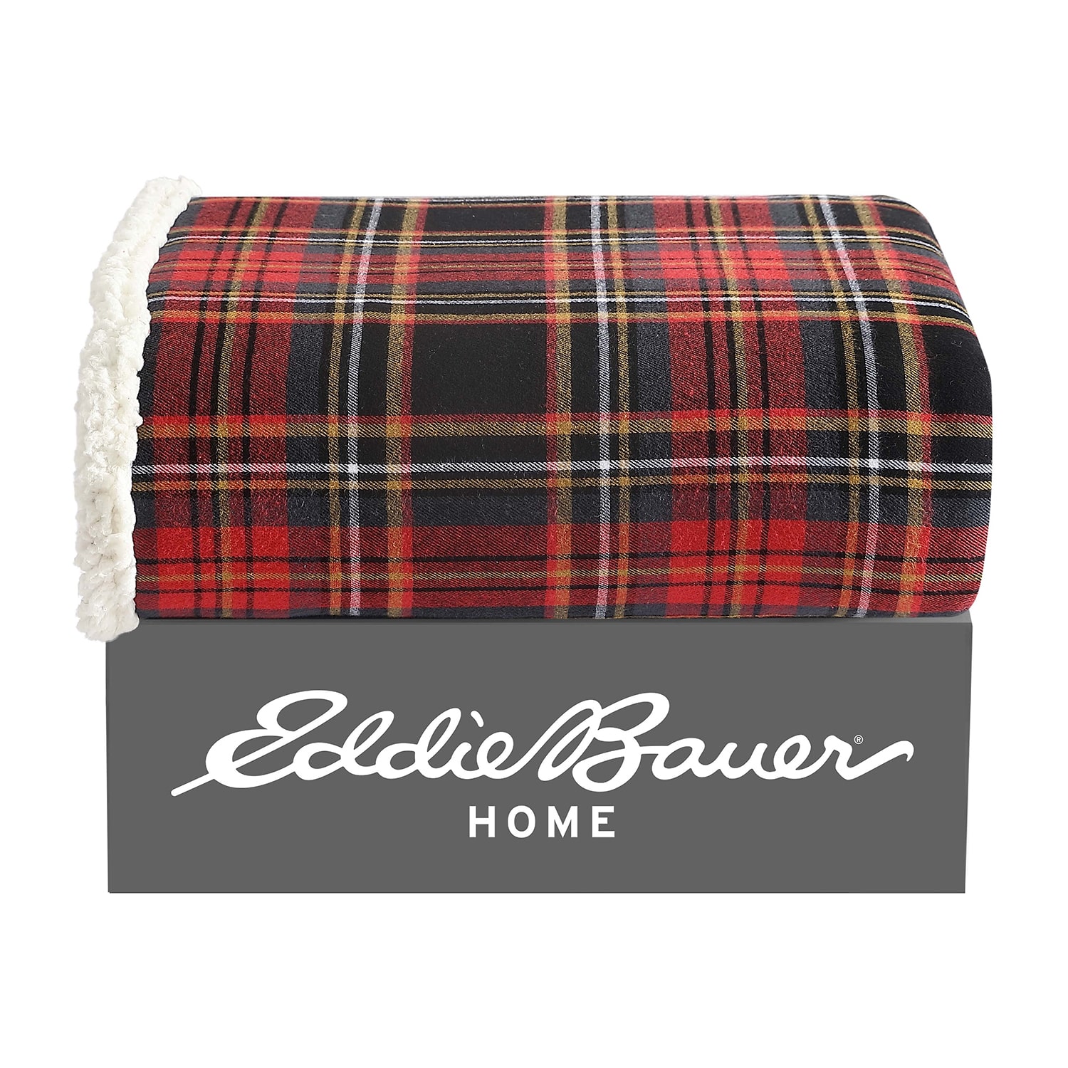 Eddie Bauer Mountain Tartan Washable Lightweight Throw