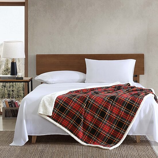 Eddie Bauer Mountain Tartan Washable Lightweight Throw