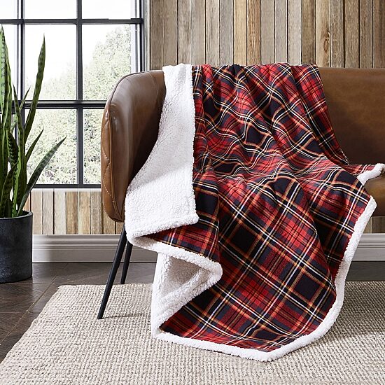Eddie Bauer Mountain Tartan Washable Lightweight Throw