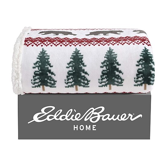 Eddie Bauer Grizzly Peak Washable Lightweight Throw