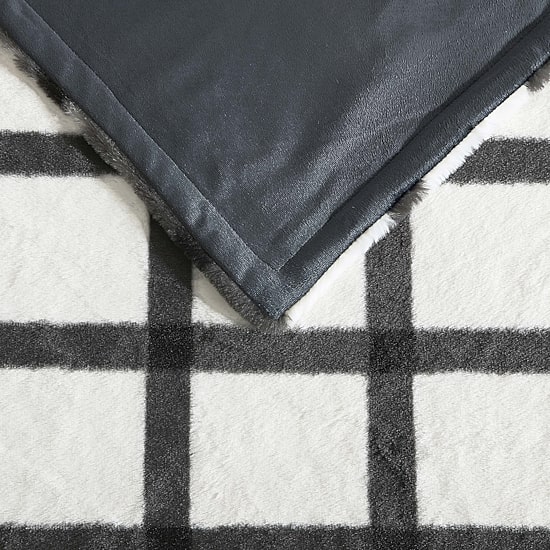 Eddie Bauer Bunkhouse Fur Like Washable Lightweight Throw