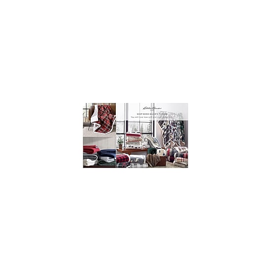 Eddie Bauer Edgewood Washable Lightweight Throw