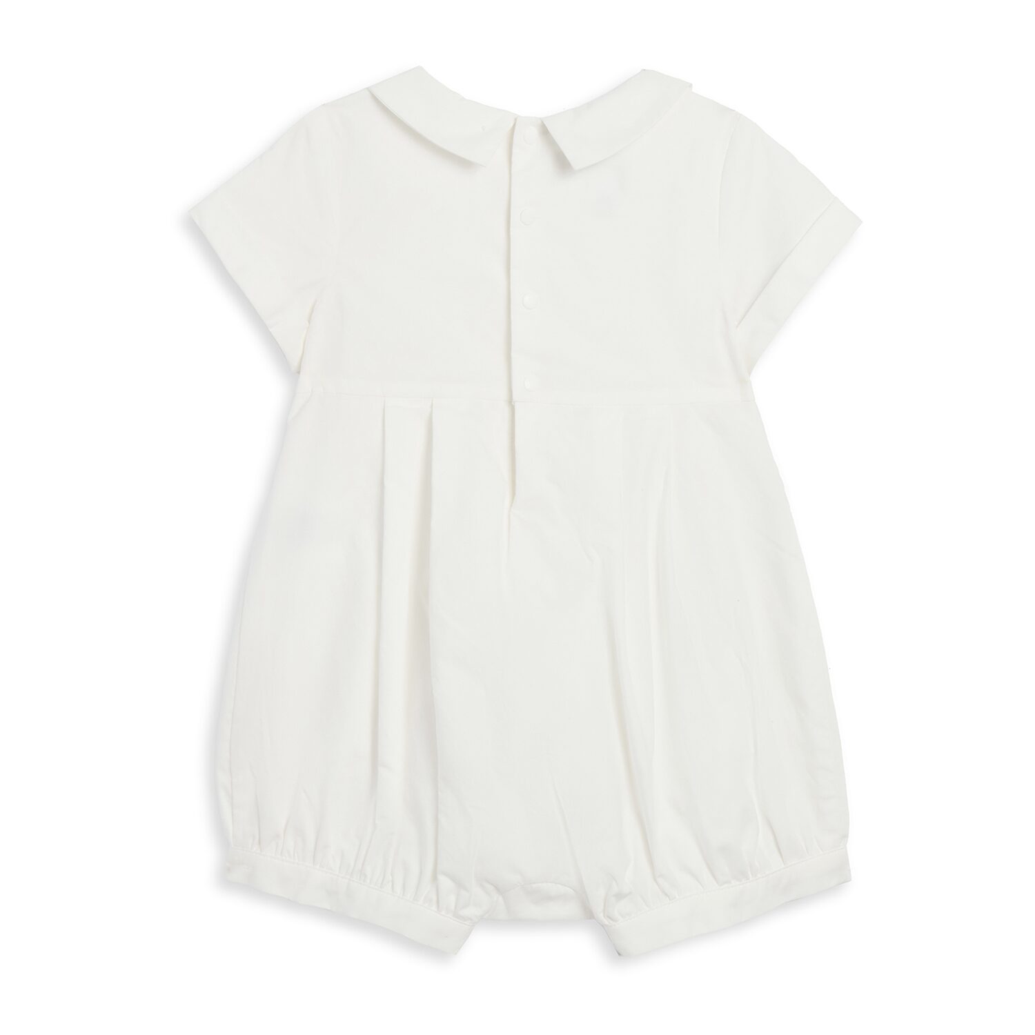 Mia & Mimi Christening Baby Boys Short Sleeve 2-pc. Romper