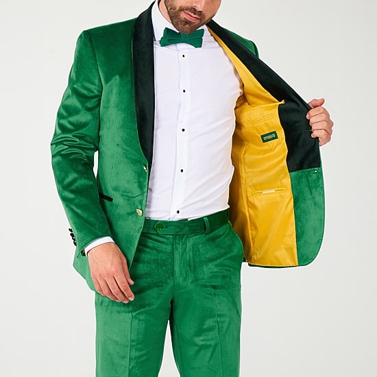 Opposuits Velvet Verdant Mens 3-pc. Tuxedo