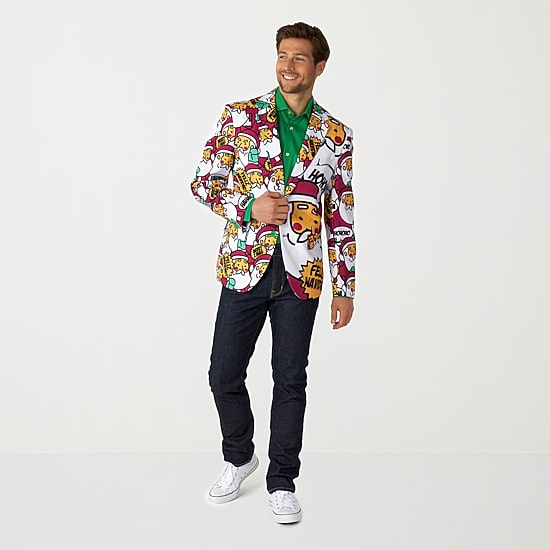 Opposuits Christmas Cool Clause Mens Slim Fit Blazer