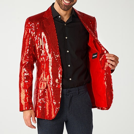 Suitmeister Sequins Mens Slim Fit Blazer