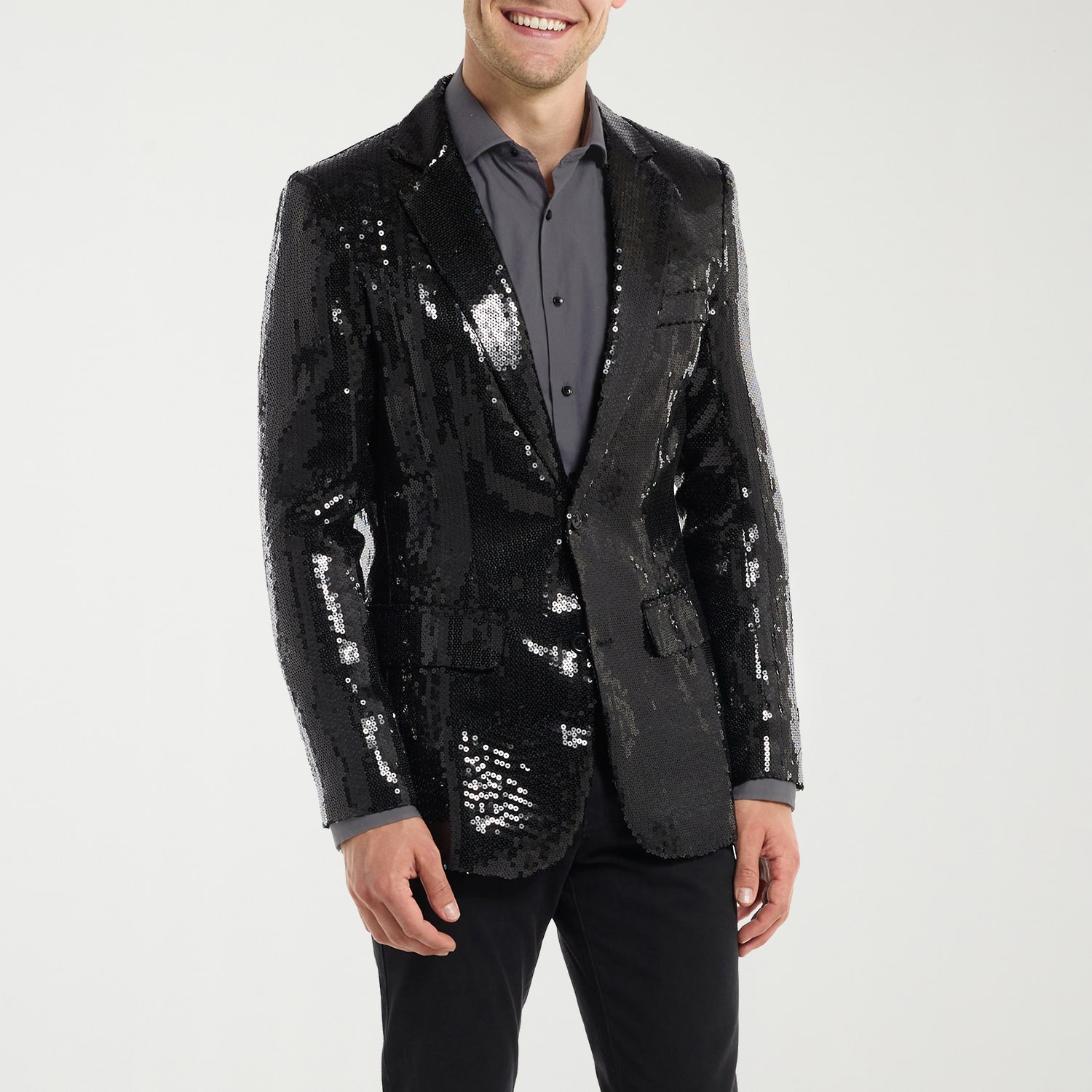 Suitmeister Sequins Mens Slim Fit Blazer
