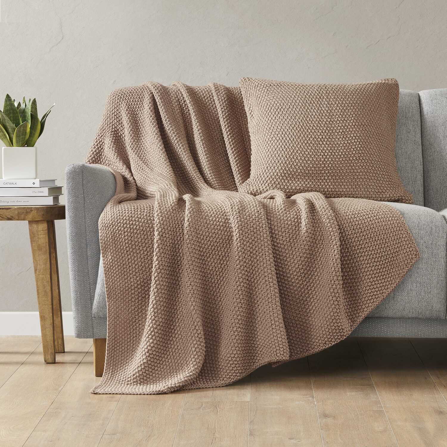 INK+IVY Bree Knit Washable Midweight Throw