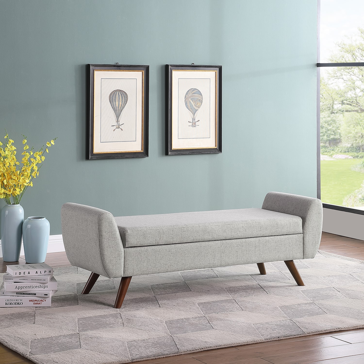 Homepop Storage Bench