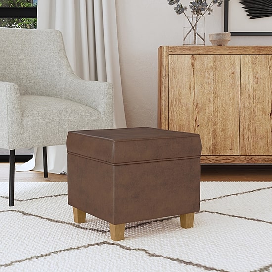 HOMEPOP Homepop Storage Lift-Top Upholstered Ottoman