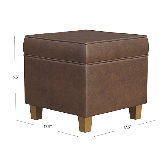 HOMEPOP Homepop Storage Lift-Top Upholstered Ottoman