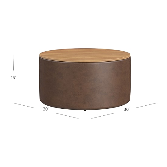 HOMEPOP Homepop Storage Lift-Top Upholstered Ottoman
