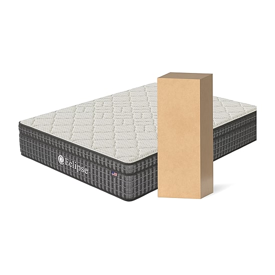 Eclipse Empower 12" Euro Pillow Top Hybrid - Mattress In A Box