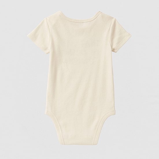 Okie Dokie Baby Unisex Crew Neck Short Sleeve Rib Bodysuit