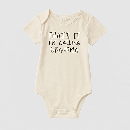 Okie Dokie Baby Unisex Crew Neck Short Sleeve Rib Bodysuit