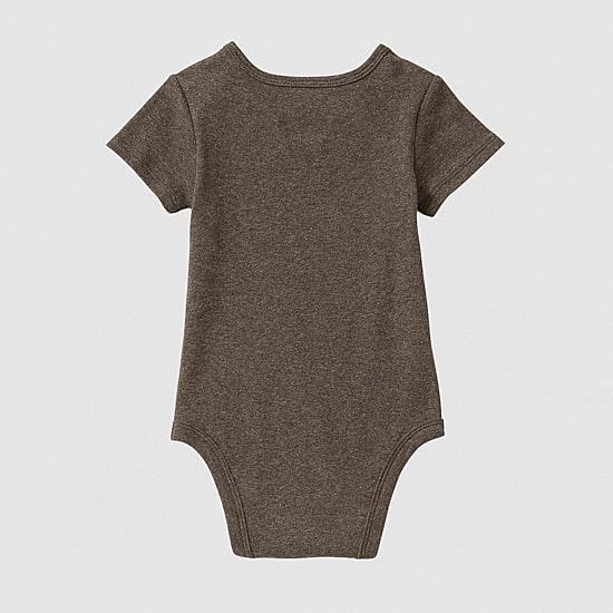 Okie Dokie Baby Unisex Crew Neck Short Sleeve Rib Bodysuit