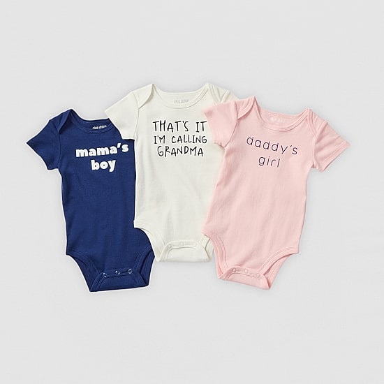 Okie Dokie Baby Boys Crew Neck Short Sleeve Rib Bodysuit