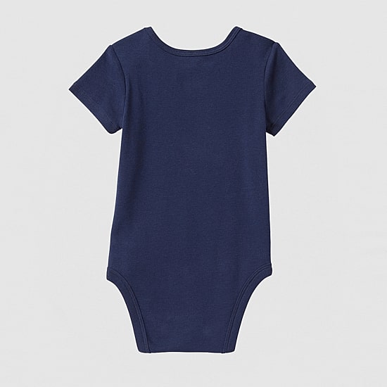 Okie Dokie Baby Boys Crew Neck Short Sleeve Rib Bodysuit
