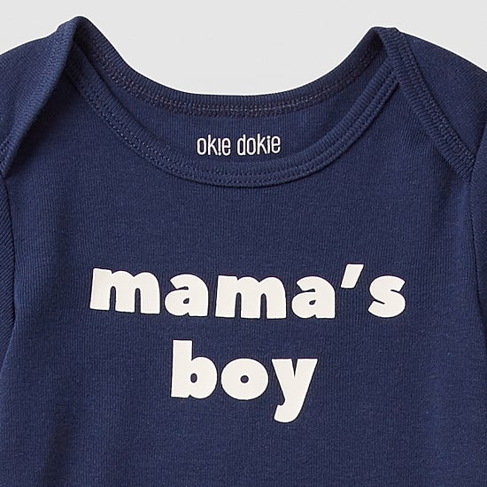 Okie Dokie Baby Boys Crew Neck Short Sleeve Rib Bodysuit