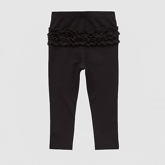 Okie Dokie Baby Girls Full Length Ruffle Back Leggings
