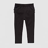 Okie Dokie Baby Girls Full Length Ruffle Back Leggings