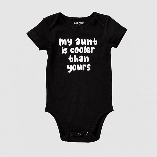 Okie Dokie Baby Unisex Round Neck Short Sleeve Rib Bodysuit