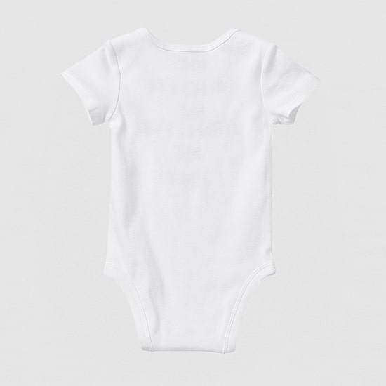 Okie Dokie Baby Unisex Round Neck Short Sleeve Rib Bodysuit
