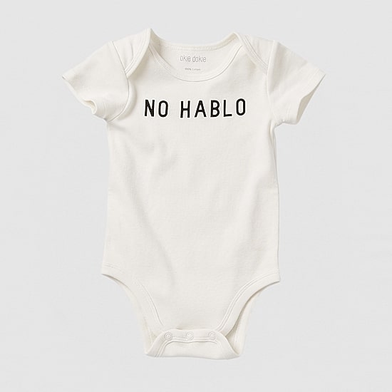 Okie Dokie Baby Unisex Round Neck Short Sleeve Rib Bodysuit
