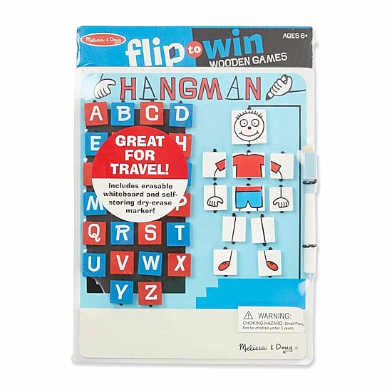 Melissa & Doug Flip To Win Hangman Board Game
