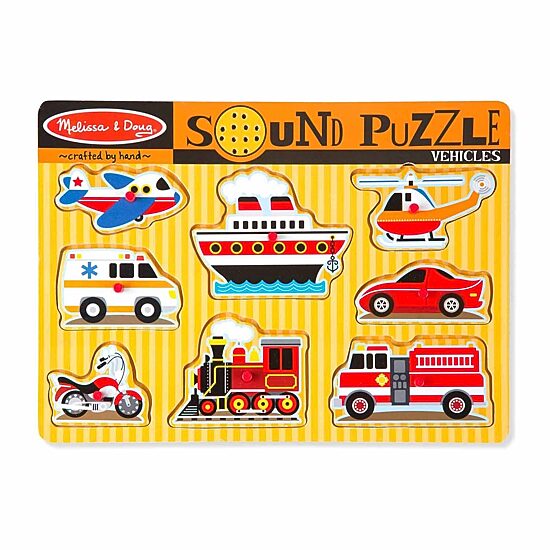Melissa & Doug Vehicles Sound Puzzle